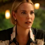 The White Lotus S03 Leslie Bibb Printed Silk-Twill Shirt