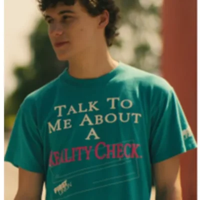 The White Lotus S03 Sam Nivola Reality Check Print T-Shirt