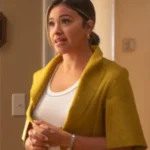 Will Trent S3 Gina Rodriguez Yellow Crop Jacket