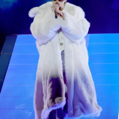 iHeartRadio Music Awards 2025 Bad Bunny Fur Coat