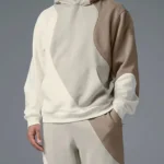 All American S07 Osy Ikhile Colorblock Waves Pattern Hoodie