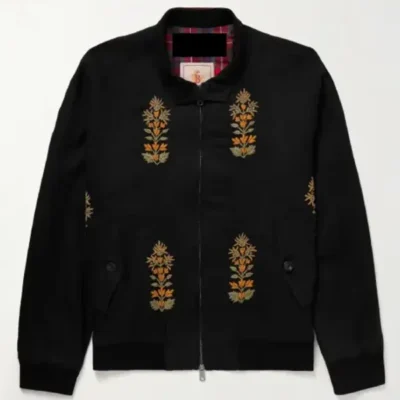 All American S07 Bre-Z Black Floral Jacket