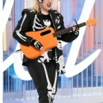 American Idol S23 Presley Cash Black Skeleton Suit