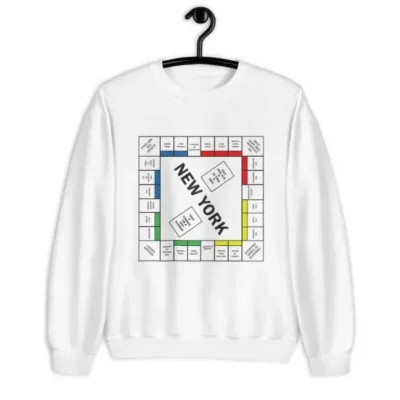 And Just Like That S02 Carrie Bradshaw New York Monopoly Sweatshirt