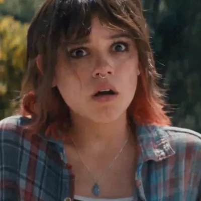 Death of a Unicorn Jenna Ortega Plaid Shirt