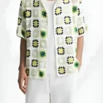 Great British Bake Off S015 Green Crochet Shirt
