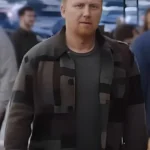 Greys Anatomy S21 Kevin McKidd Gray Brown Geo Print Jacket