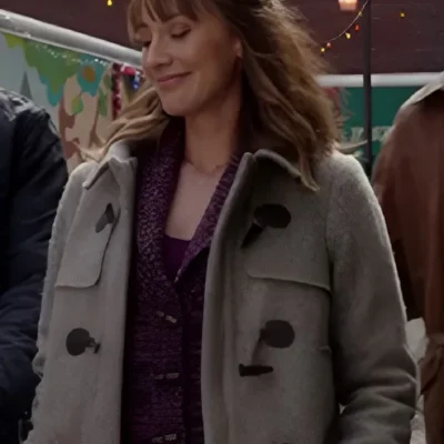 Grimm S04 Bree Turner Grey Hooded Duffle Coat