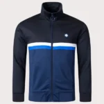I Jack Wright S01 John Simm Blue Striped Track Jacket