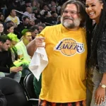 Jack Black Los Angeles Lakers Yellow Shirt