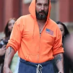 Jon Bernthal USA Flag Orange Hoodie