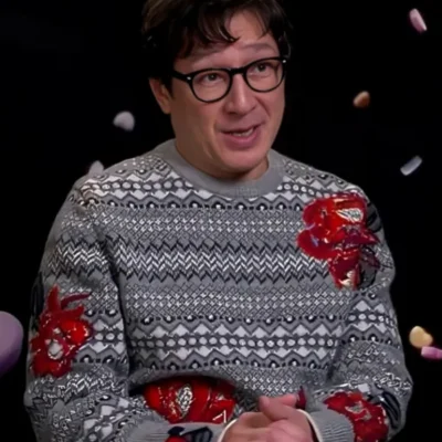 Ke Huy Quan Rose Sweater