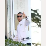 Kylian Mbappe Christian White Varsity Jacket