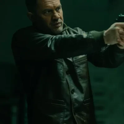 MobLand 2025 Tom Hardy Leather Jacket