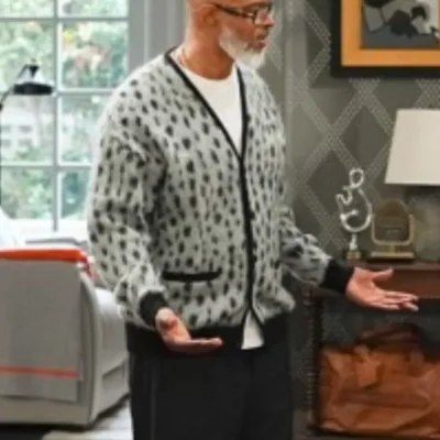 Poppas House S01 Damon Wayans Grey Cardigan