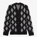 Poppas House S01 Damon Wayans Gray Diamond Print Cardigan