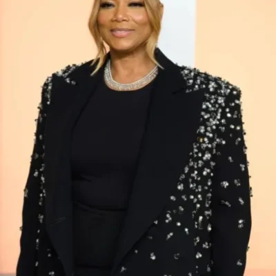 Queen Latifah 2025 Oscar Embellished Coat