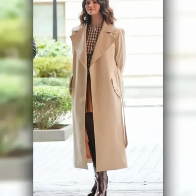 Selena Gomez NYC 2025 Trench Coat