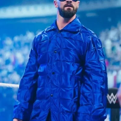 Seth Rollins Friday Night Blue Suit
