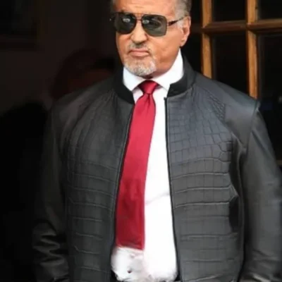Sylvester Stallone NYC 2025 Black Jacket