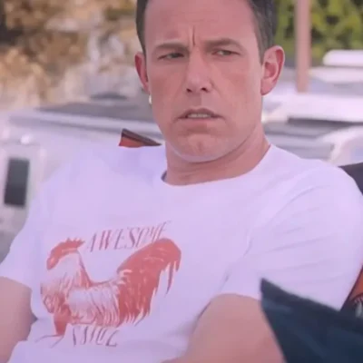 The Accountant 2 Ben Affleck White T-Shirt