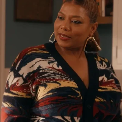 Queen Latifah Printed Cardigan