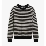 The Life List 2025 Sofia Carson Black & White Striped Sweater