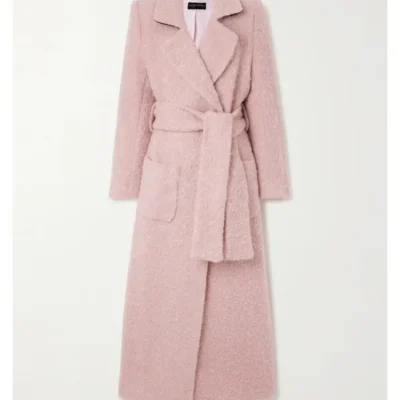 The Today Show 2025 Jenna Bush Hager Pink Fuzzy Coat