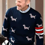 The Traitors US S03 Bob Harper Dog Print Sweater