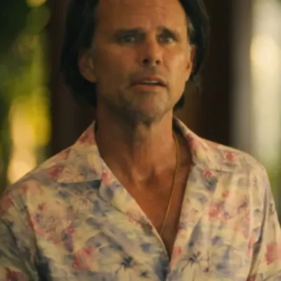 The White Lotus S3 Walton Goggins Floral Shirt