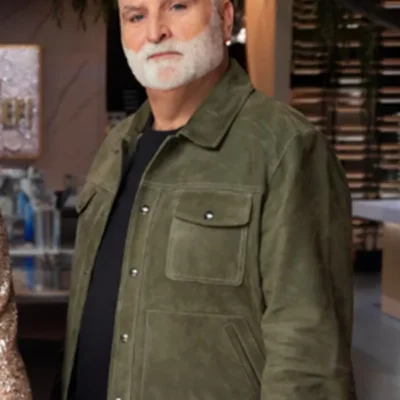 Yes Chef S01 Promo Jose Andres Green Suede Jacket