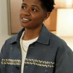 All American S07 Bre-Z Embroidered Denim Trucker Jacket