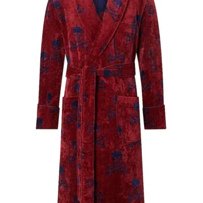 Another Simple Favor Blake Lively Burgundy Robe