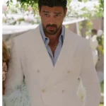 Another Simple Favor Michele Morrone White Blazer