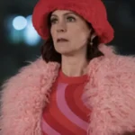 Elsbeth S02 Carrie Preston Heart Striped Red Sweater