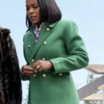 Grosse Pointe Garden Society S01 Aja Naomi King Green Coat