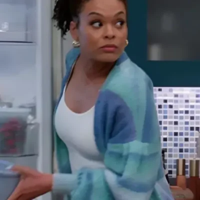 House Of Payne S14 Demetria McKinney Blue Ombre Cardigan