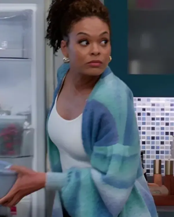 House Of Payne S14 Demetria McKinney Blue Ombre Cardigan