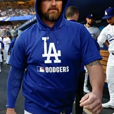 Kirby Yates LA Dodgers Blue Hoodie