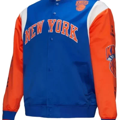 New York Knicks Blue Vintage Team Origins Jacket