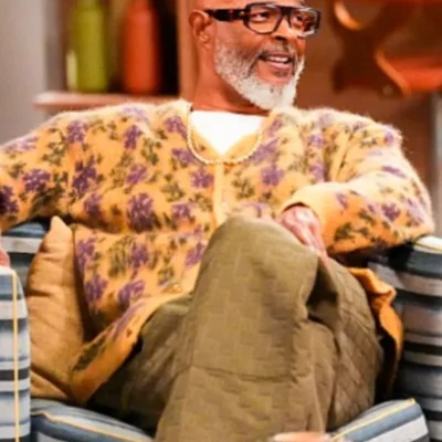 Poppas House Damon Wayans Floral Cardigan