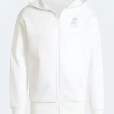 Real Madrid Anthem White Jacket