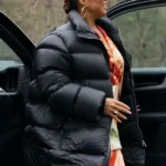 The Equalizer S05 Queen Latifah Black Puffer Down Jacket