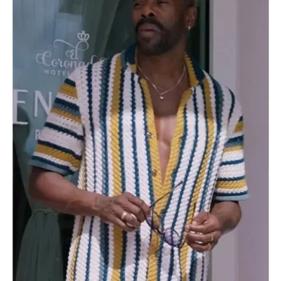 The Four Seasons Colman Domingo Crochet Shirt
