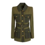 The Traitors US S03 Chrishell Stause Green Patch Pocket Jacket