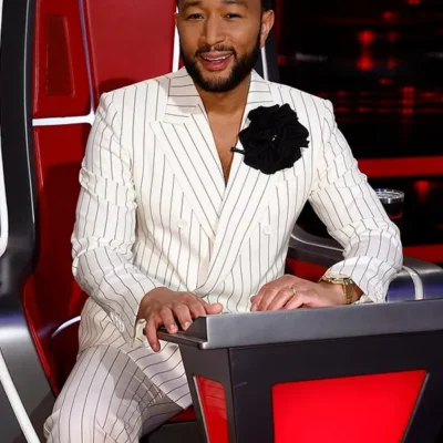 The Voice S25 Pinstripe Suit