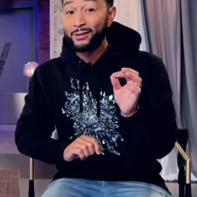 The Voice S27 John Legend Black Hoodie