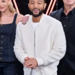 The Voice S27 John Legend Brandon Boucle Bomber Jacket