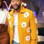 The Voice S27 John Legend Yellow Daisy Appliqué Jacket