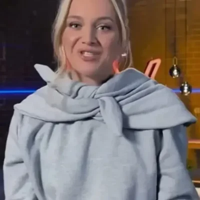 The Voice S27 Kelsea Ballerini Hooded Draped Sweatshirt